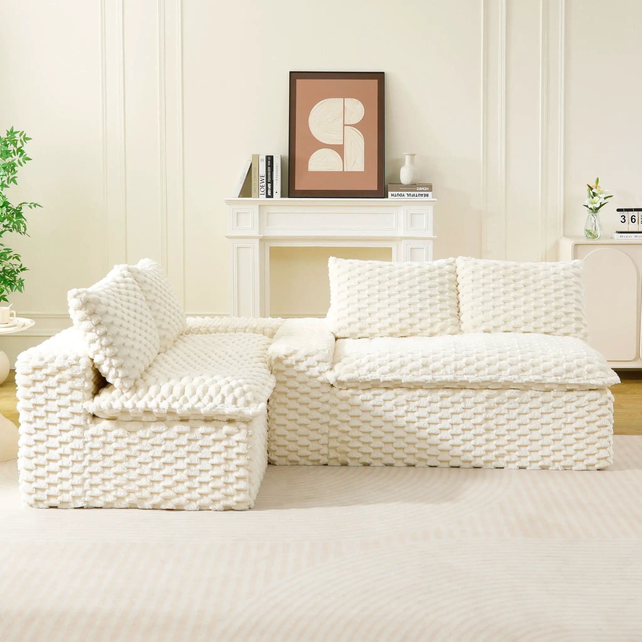 Multifunctional Sofa, Side-By-Side Or Facing Each Other by Unique Piece Furniture
