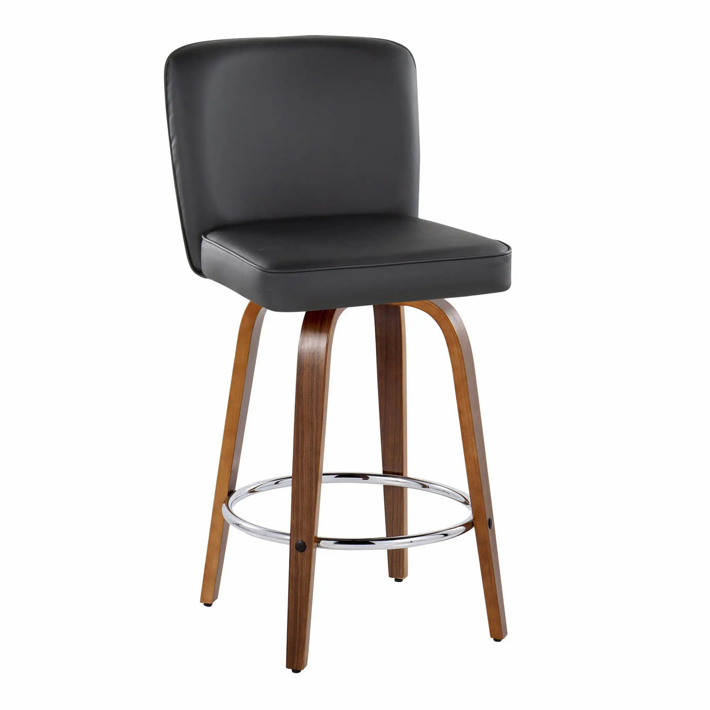26" Contemporary Fixed-Height Counter Stool with Swivel by HouseOfZazla