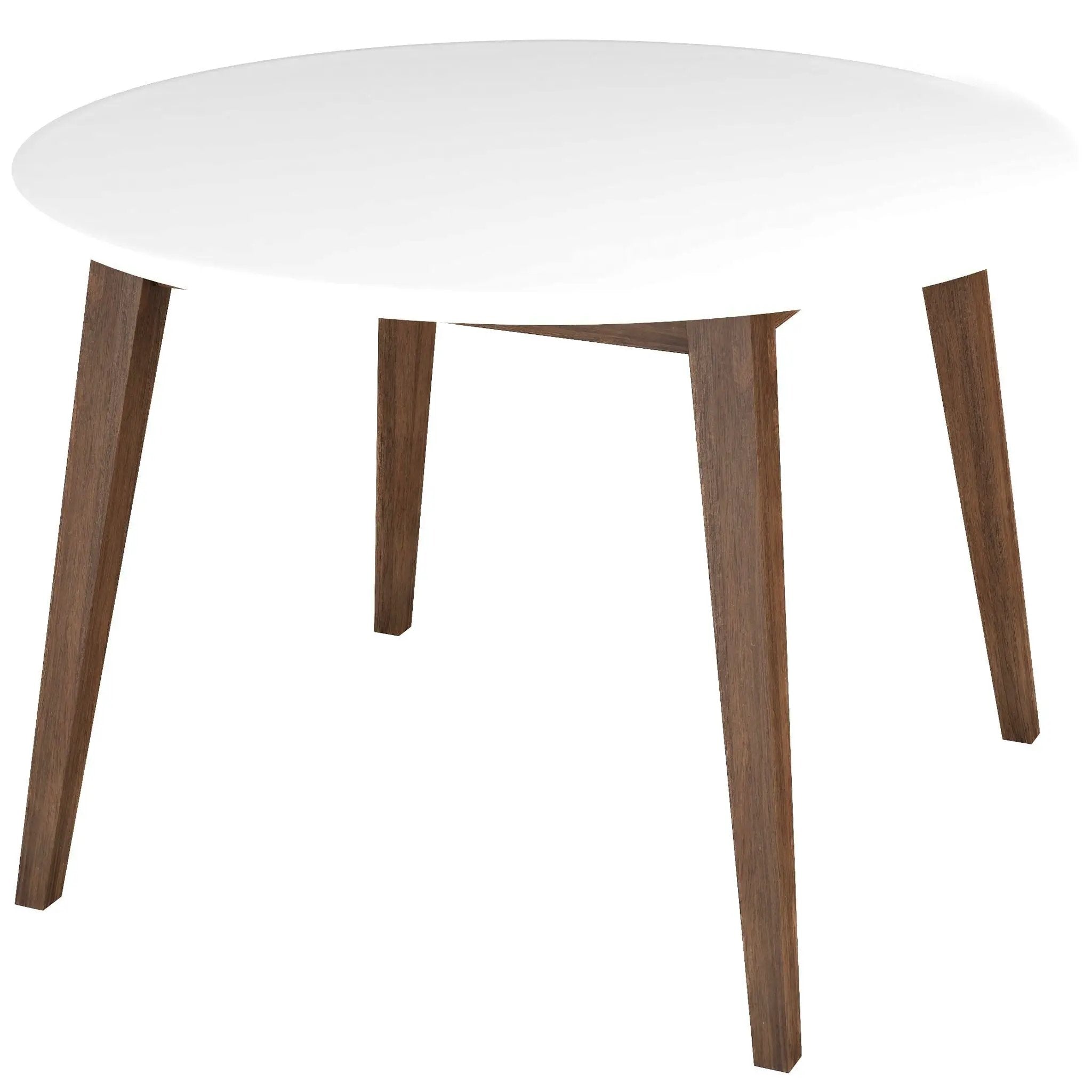 Dining Table - Brown / White by Unique Piece Furniture