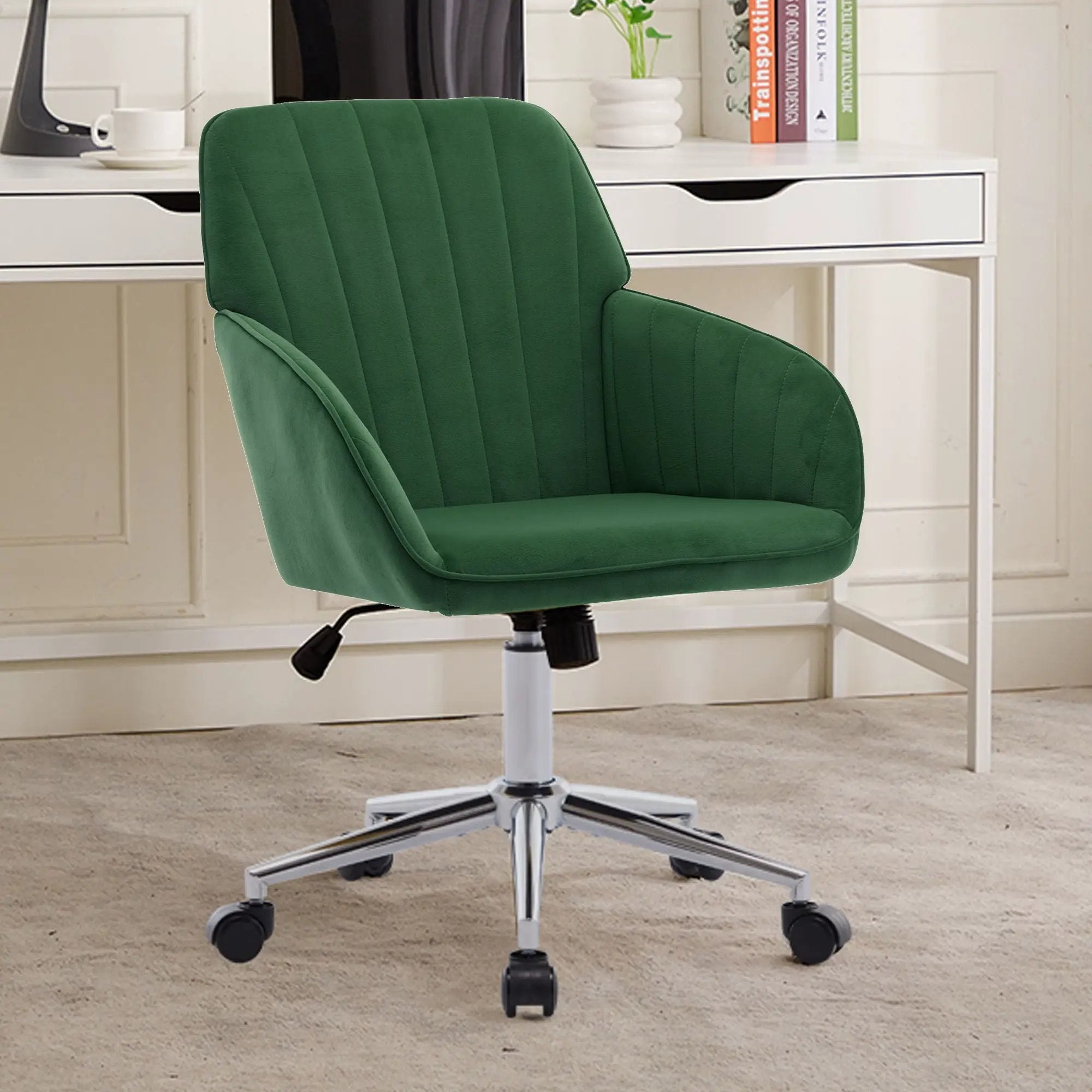 Adjustable Ergonomic Office Chair, Swivel Backrest Seat by Unique Piece Furniture