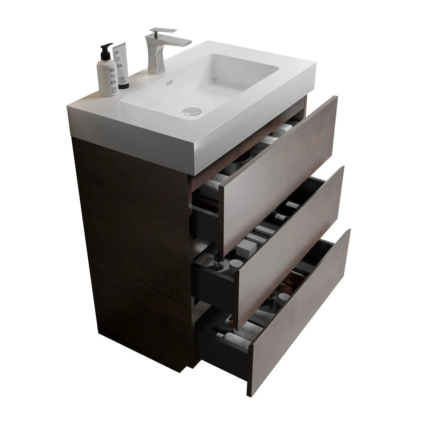 Alice - Bathroom Vanity With Large Storage, Freestanding by Unique Piece Furniture