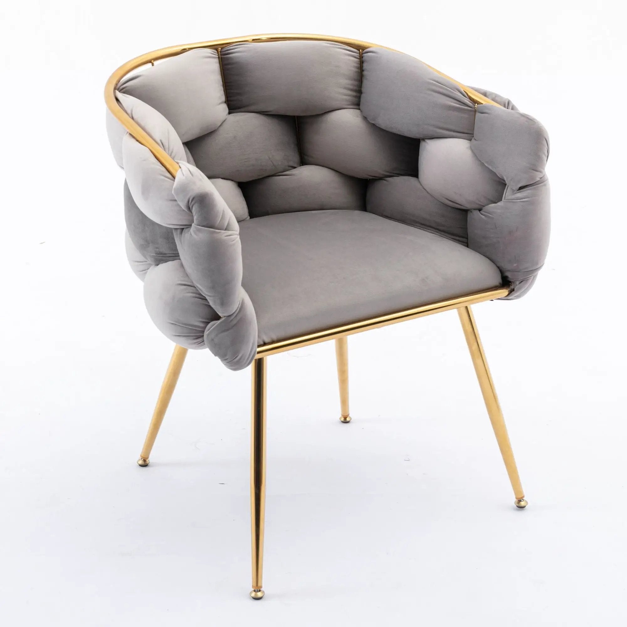 Luxury Modern Simple Leisure Single Sofa Chair Bedroom Lazy Person Household Dresser Stool Manicure Table Back Chair by HouseOfZazla