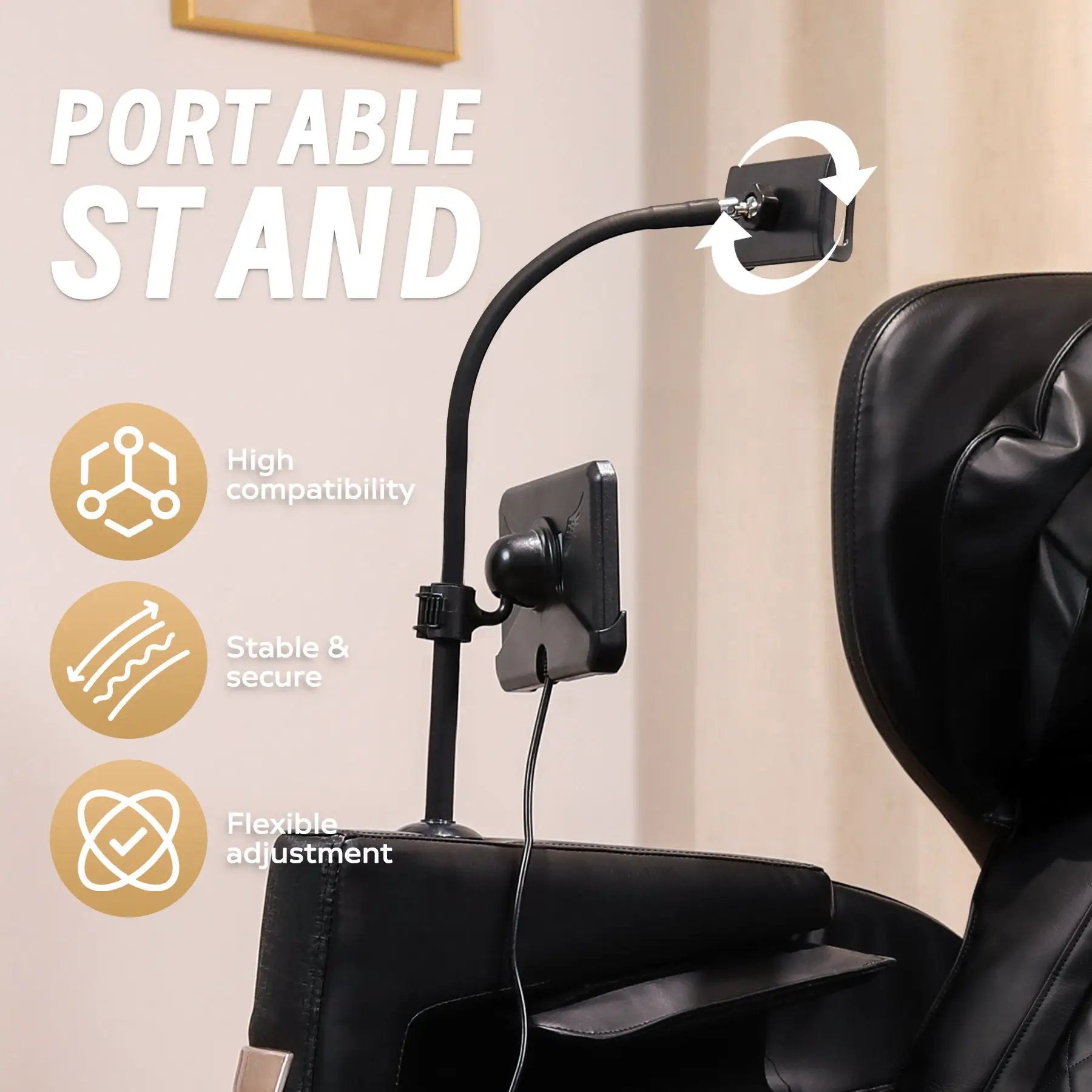 Massage Chair Recliner With Zero Gravity And Full Body Air Pressure - Black by HouseOfZazla
