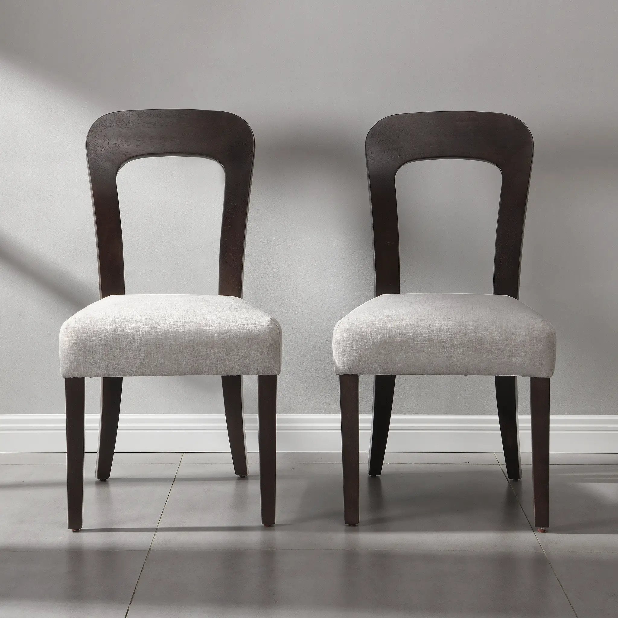 Dining Chairs Set of 2, Upholstered Kitchen Side Chairs by HouseOfZazla