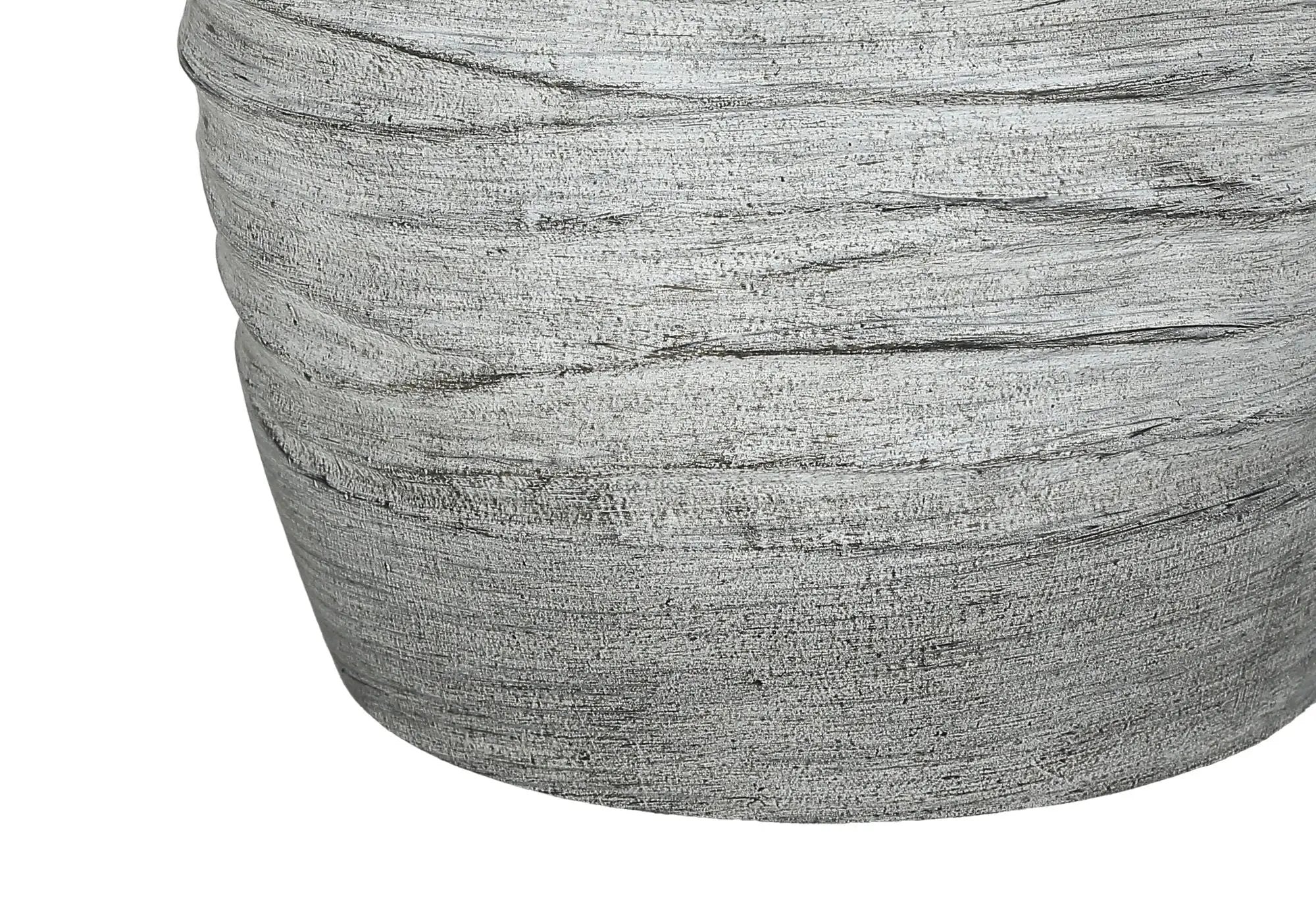 Lighting, Table Lamp, Resin, Modern - Gray / Cream by HouseOfZazla