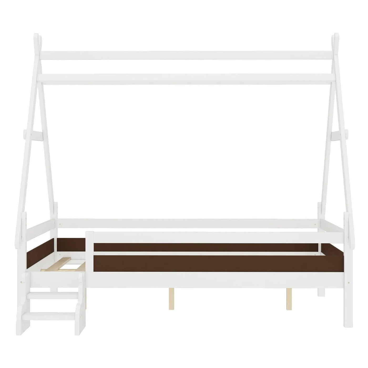 Full House Platform Bed with Stairs by HouseOfZazla