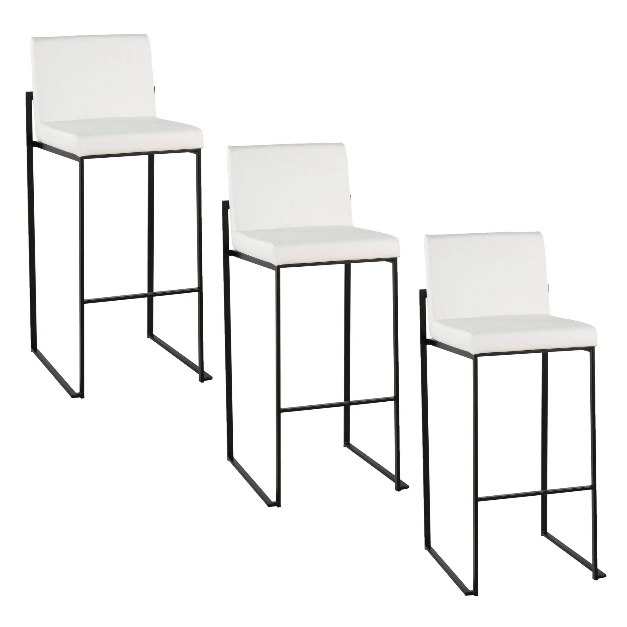 Fuji - Contemporary High Back Barstool Elegant Design by HouseOfZazla