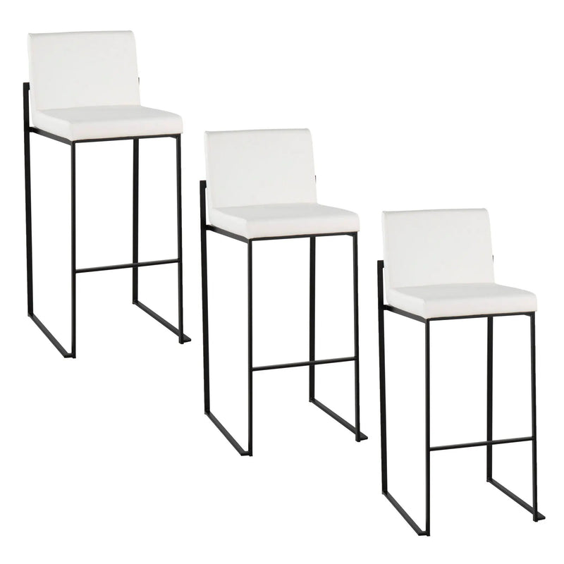 Fuji - Contemporary High Back Barstool Elegant Design by HouseOfZazla