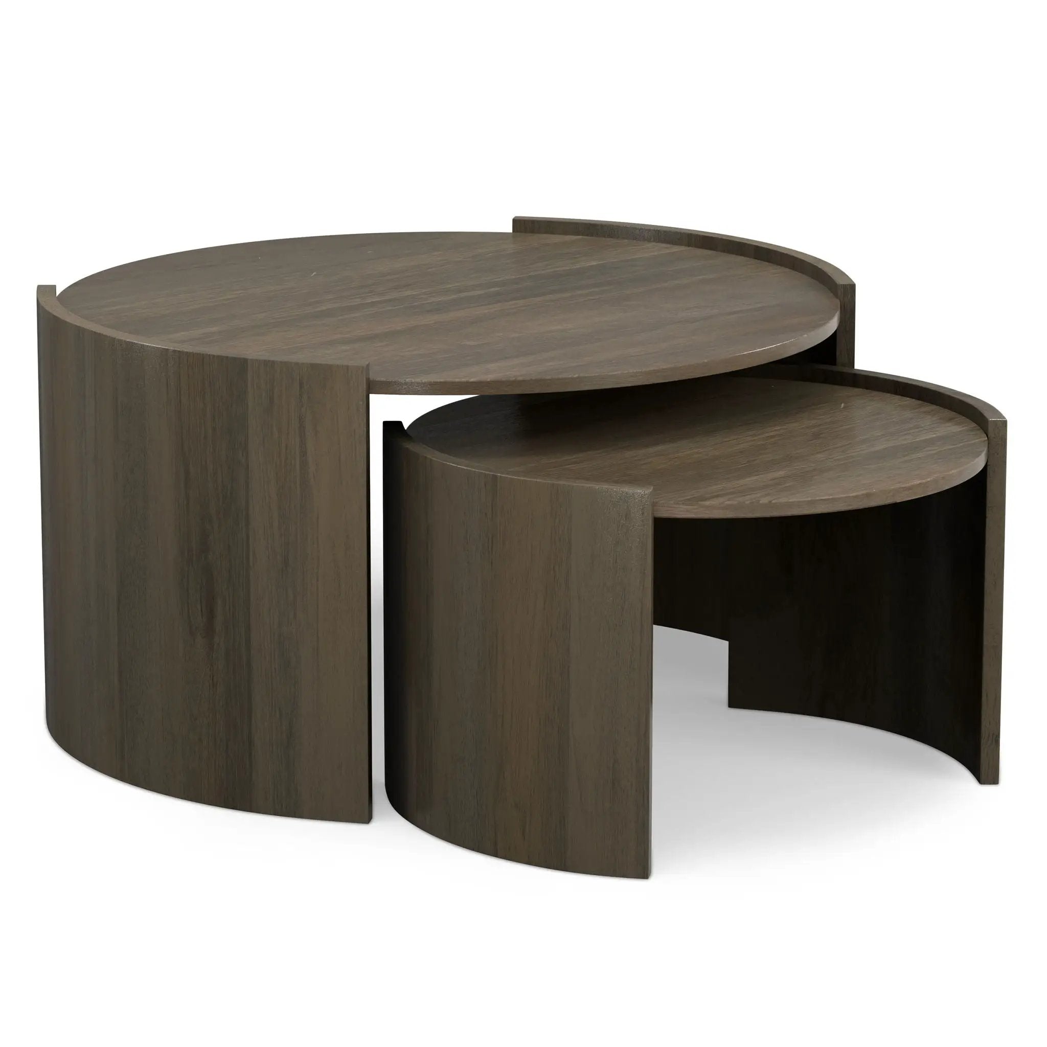Robin - 2 Piece Nesting Table - Gray by HouseOfZazla
