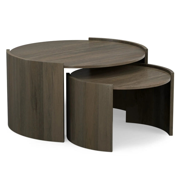 Robin - 2 Piece Nesting Table - Gray