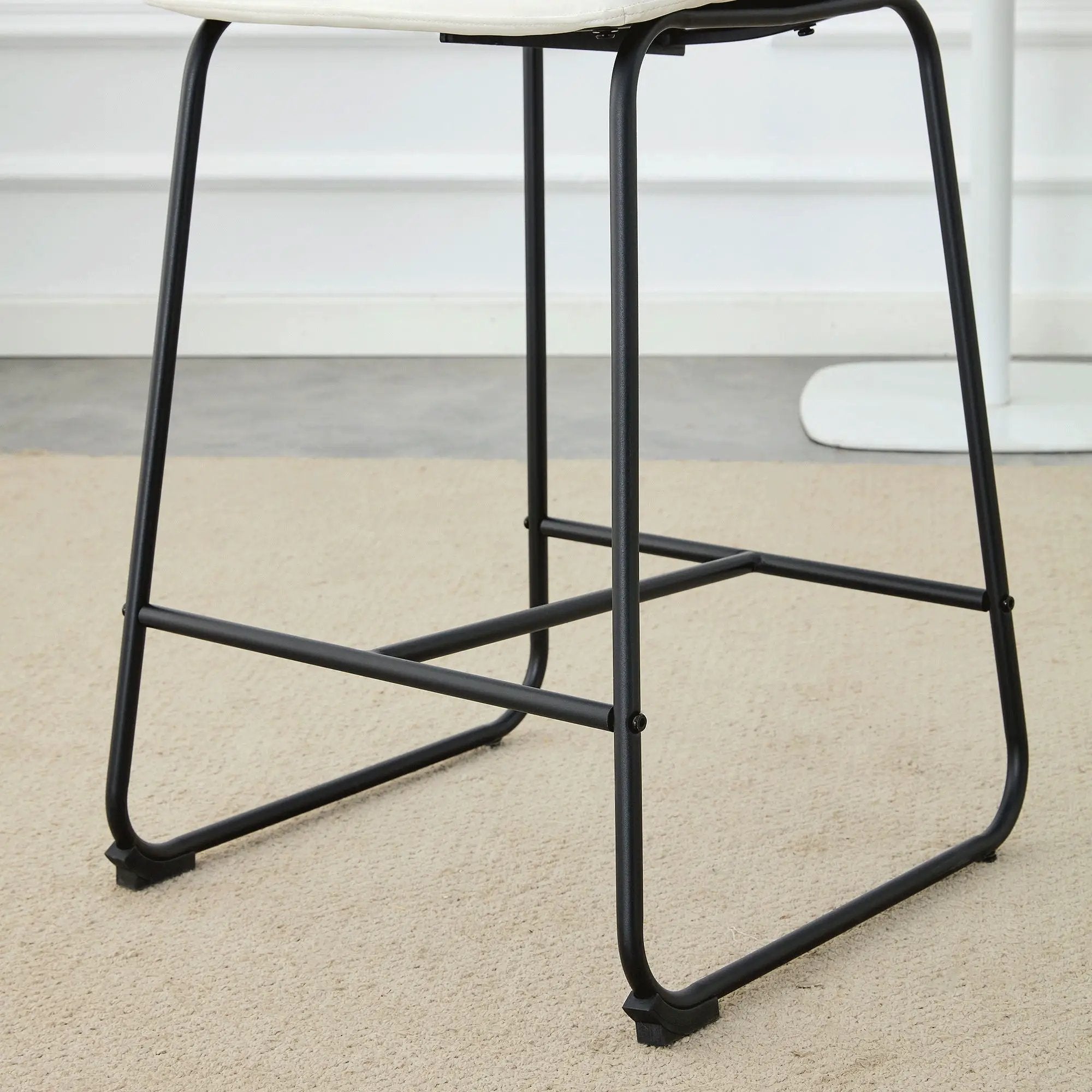 Retro Bar Chairs, Comfortable Stools (Set of 2) by HouseOfZazla