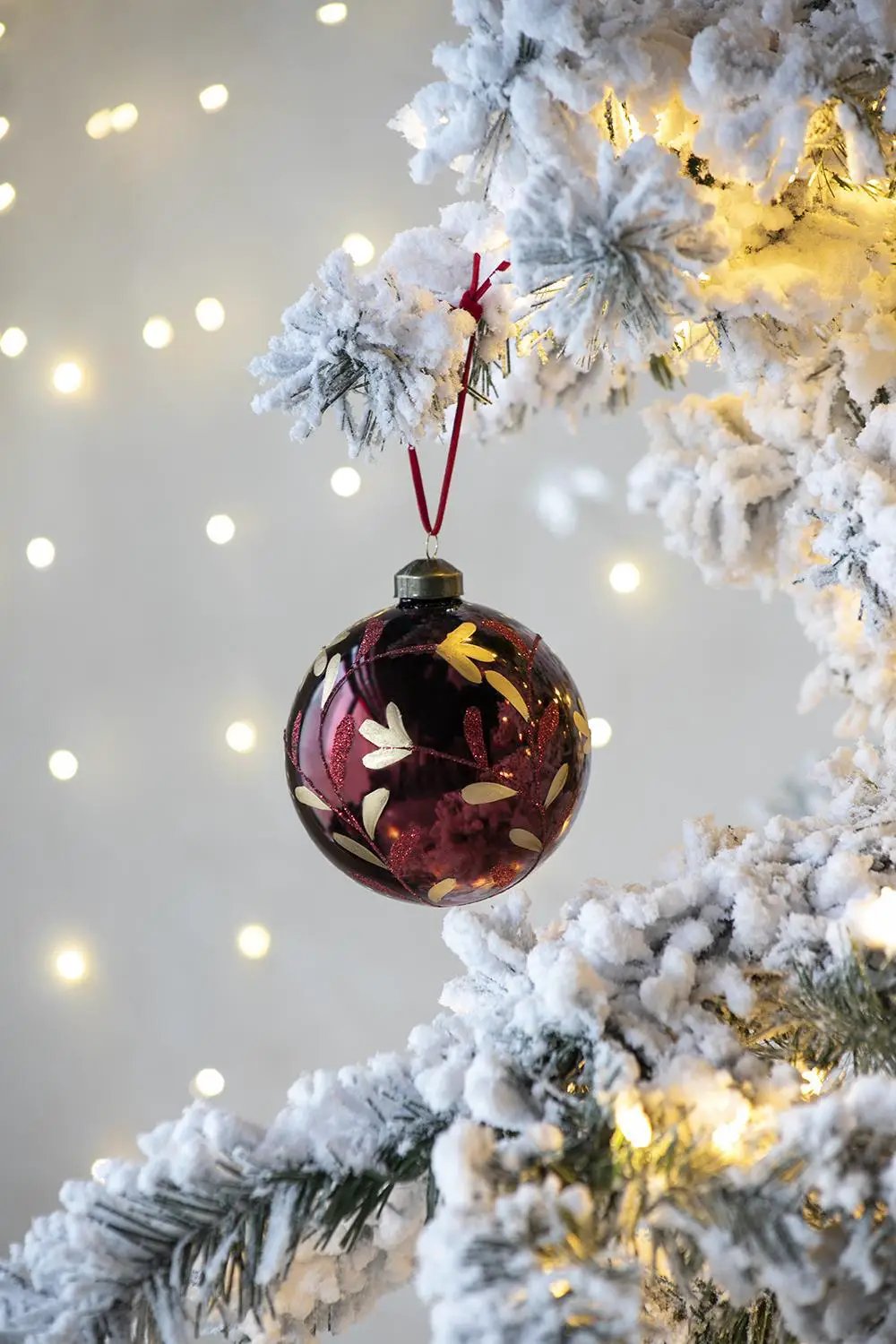Christmas Ball Glass Decorative Hanging Ball Christmas Tree Ornaments, For Holiday Party Decorations by Unique Piece Furniture
