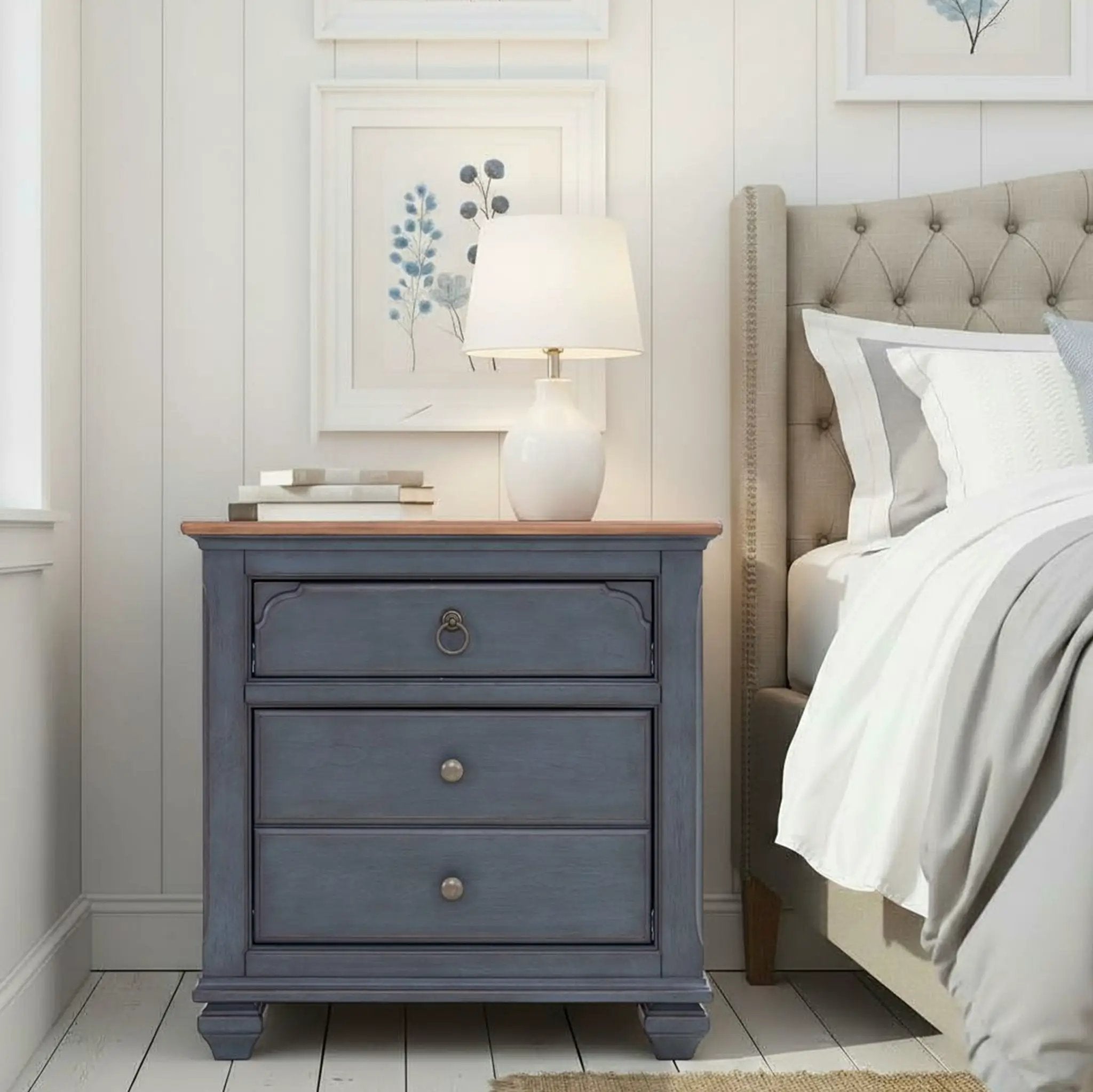 Nightstand - Blue by Unique Piece Furniture
