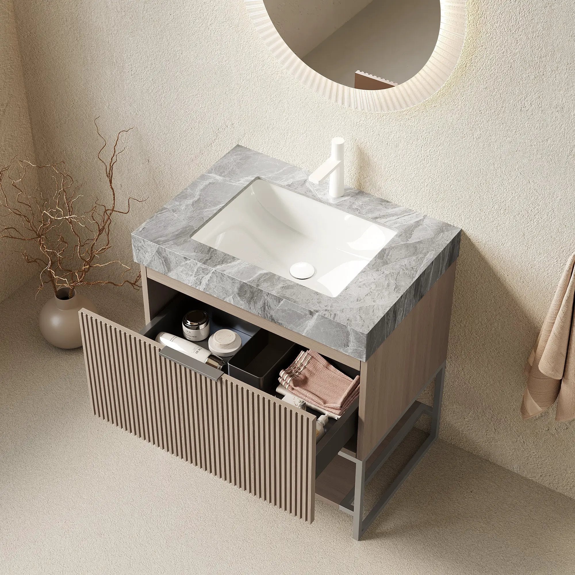 Yolan 30" Bathroom Vanity & Sink by HouseOfZazla