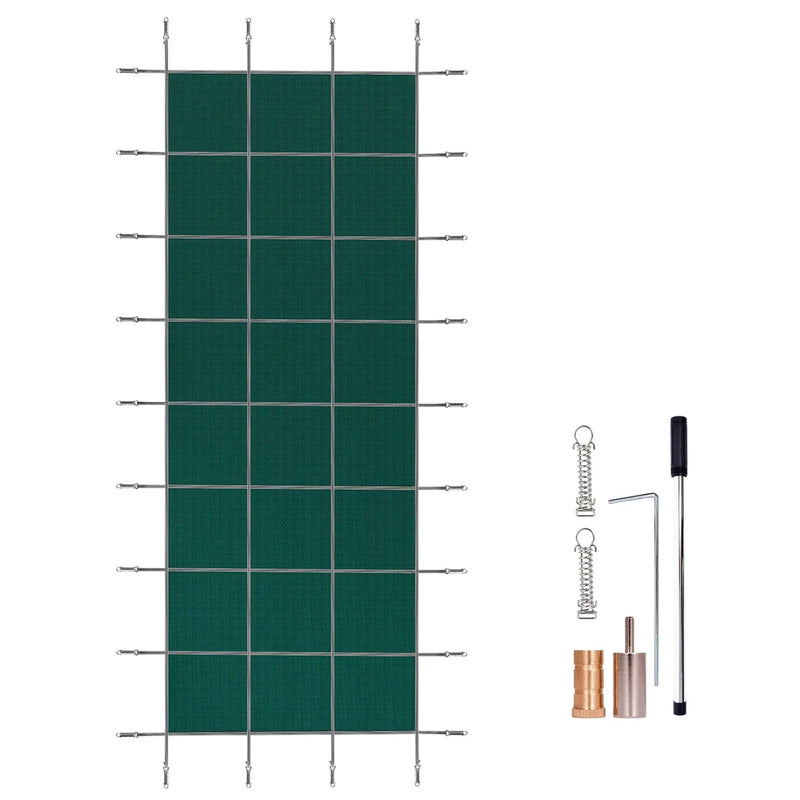 Pool Safety Cover 16x40 Ft, Inground Rectangle Cover by HouseOfZazla