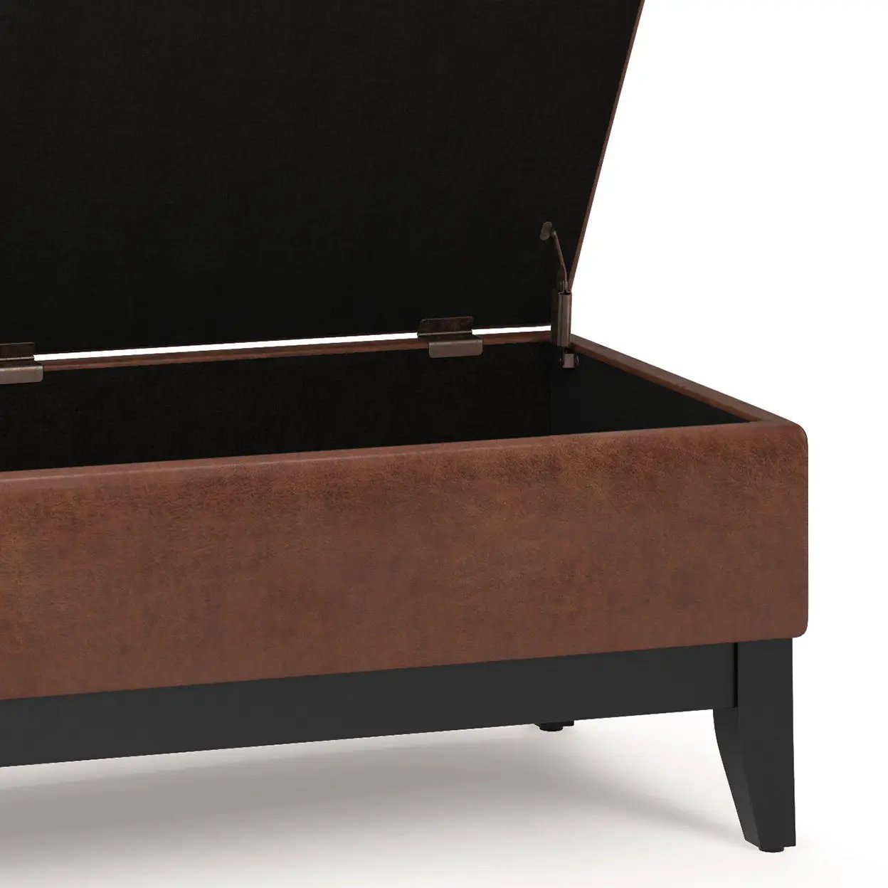 Oregon - Contemporary Storage Ottoman Bench With Tray by HouseOfZazla