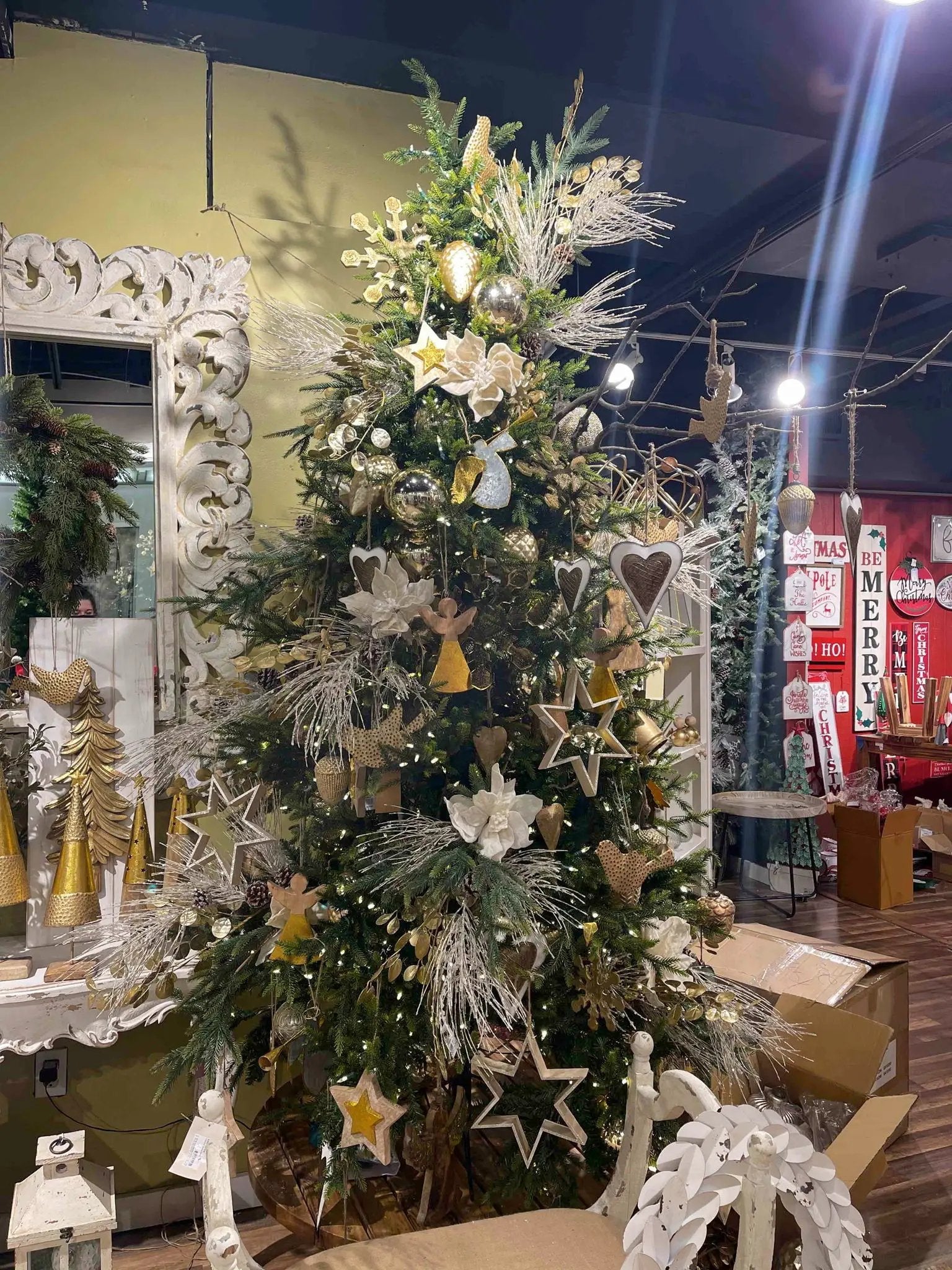 Decorative Hanging Ball Christmas Tree Ornaments by Unique Piece Furniture