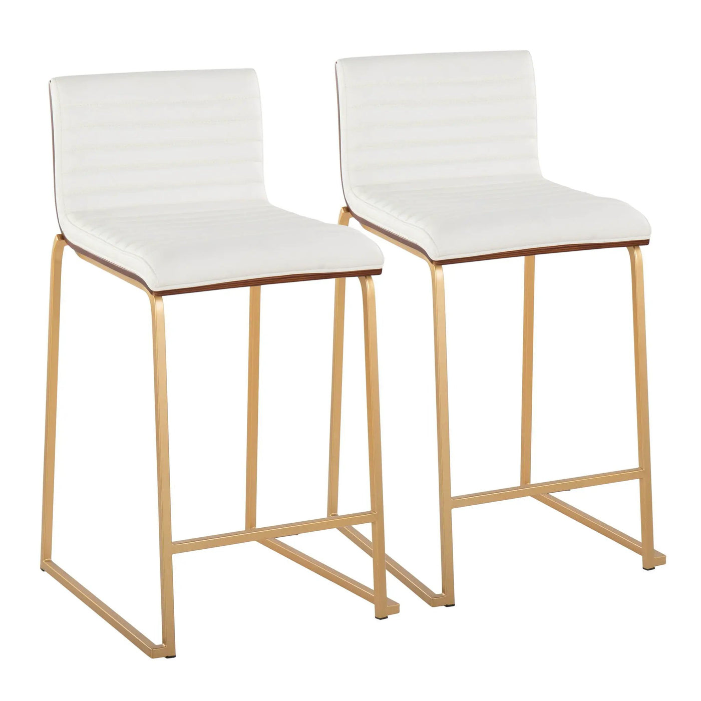 Mason Mara - Contemporary Design Fixed Height Counter Stool (Set of 2) by HouseOfZazla