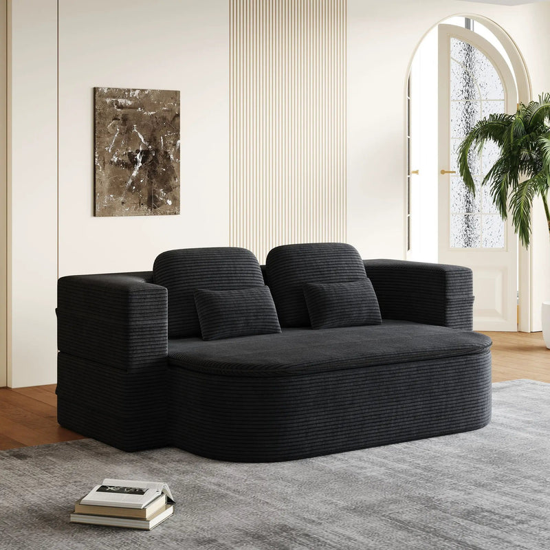 2 In 1 Foldable Sofa Bed With Multi Functional Blanket by HouseOfZazla