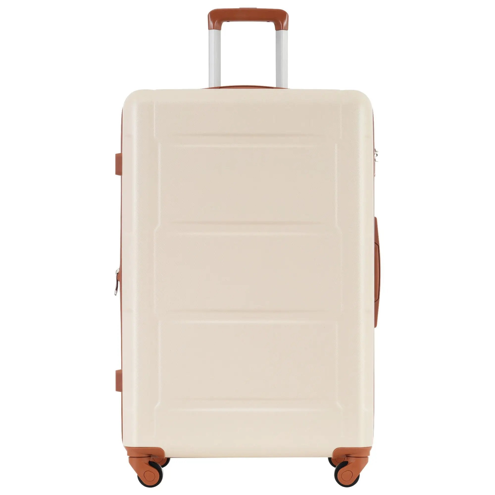 2 Piece Luggage Set With Bags Expanable Spinner Wheels ABS Lightweight Suitcase With Tsa Lock 20" / 24" by HouseOfZazla