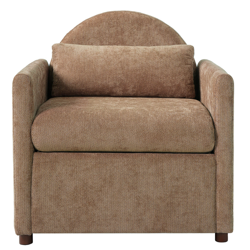 Coffee Pet Friendly Accent Chair with Hidden Pet Nook by HouseOfZazla