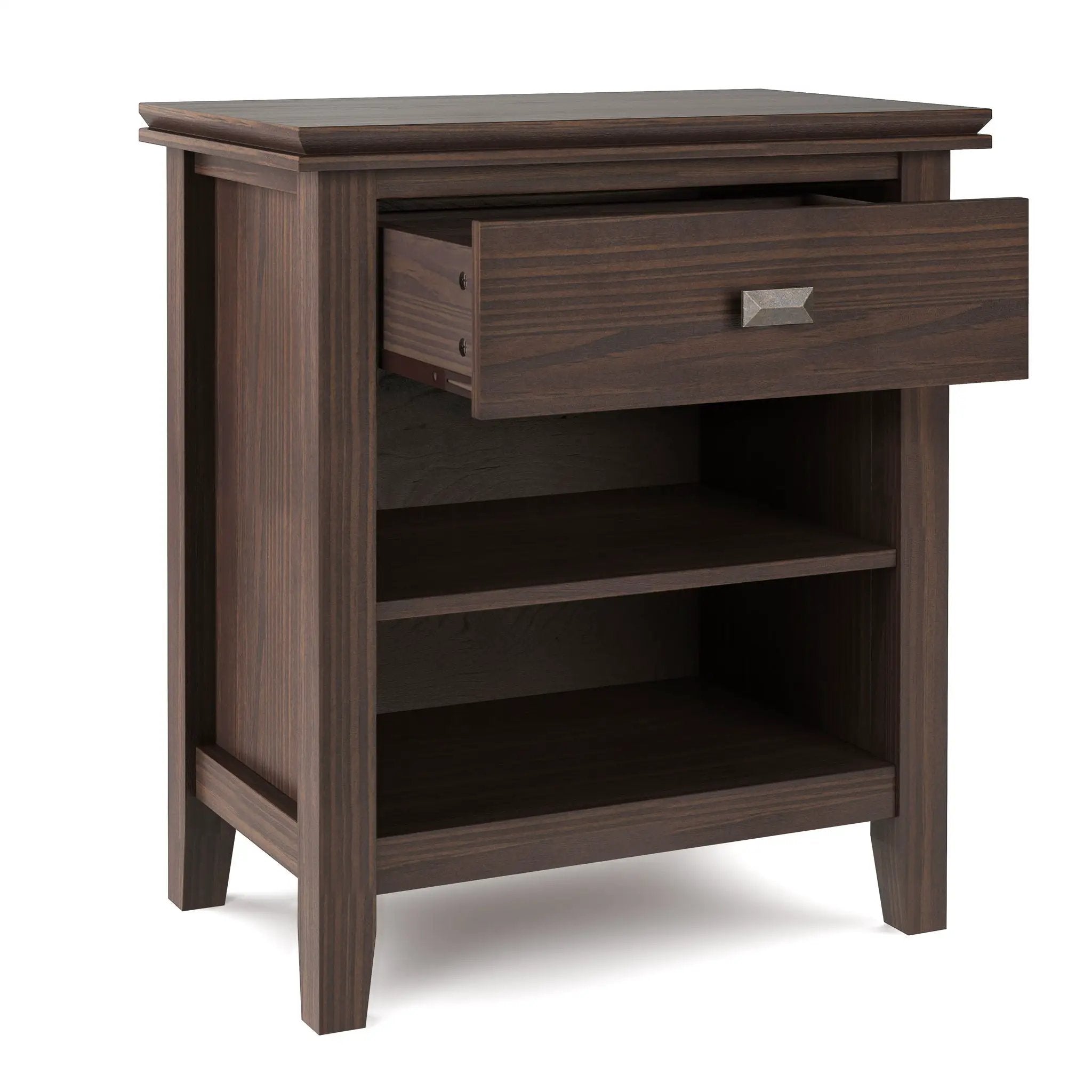 Artisan - Bedside Table - Warm Walnut Brown by Unique Piece Furniture