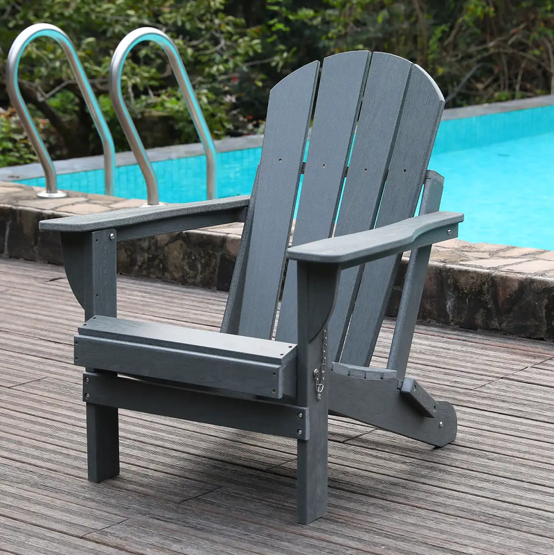Adirondack Folding Chair with Dual Cup Holders by HouseOfZazla