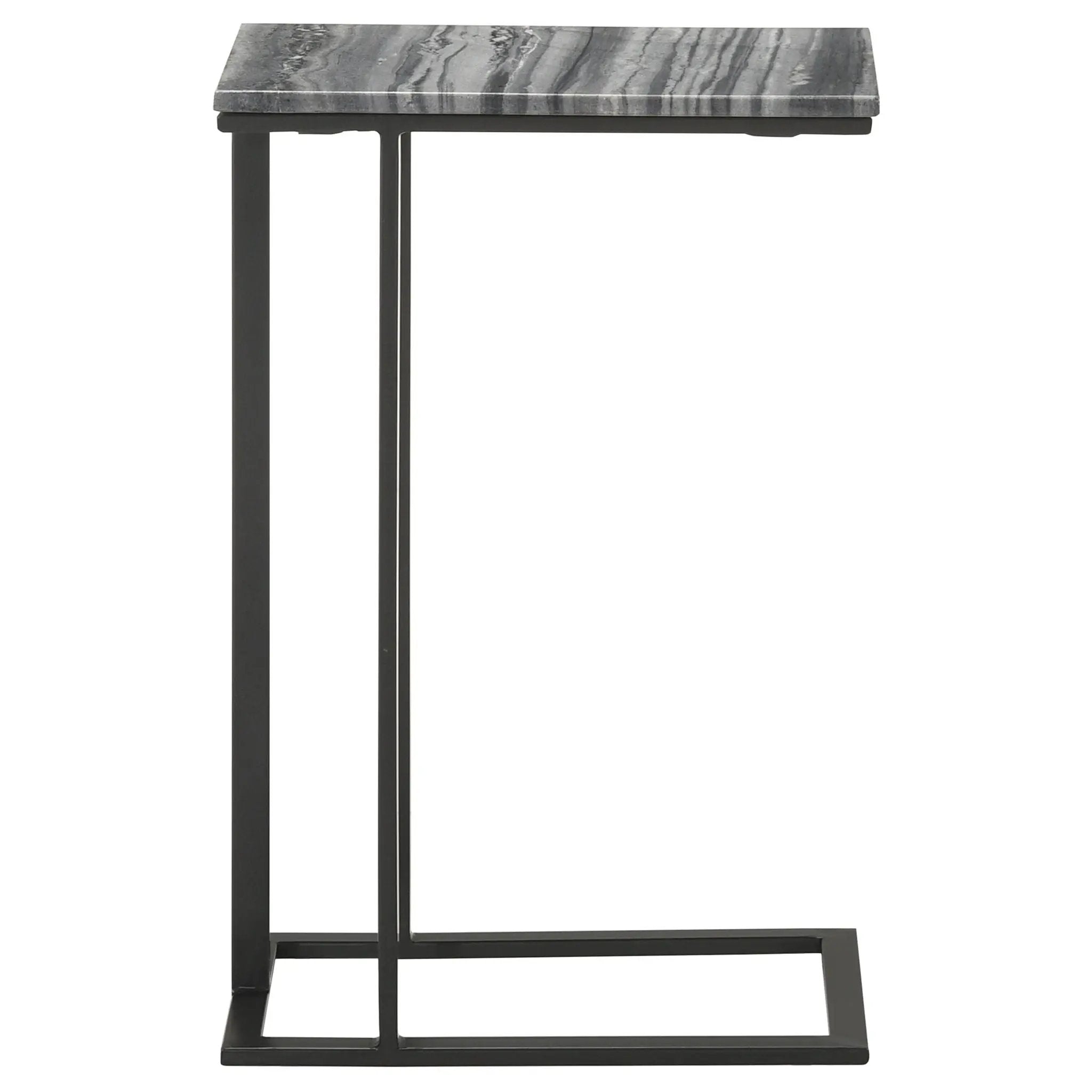 Encina - C-Shaped Sofa Side Table by HouseOfZazla