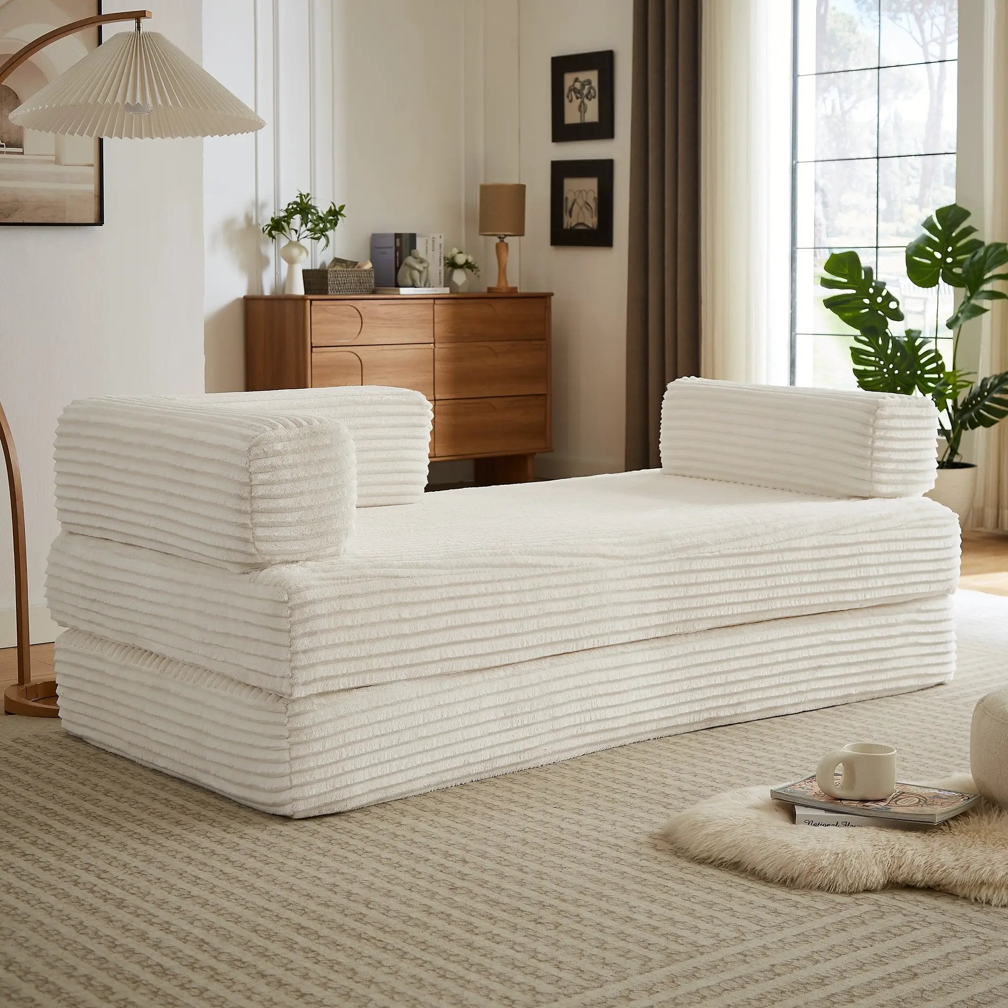 Loveseat Sofa, Cloud Boneless Couches for Living Room, Modern Modular Sofa, Oversized by HouseOfZazla
