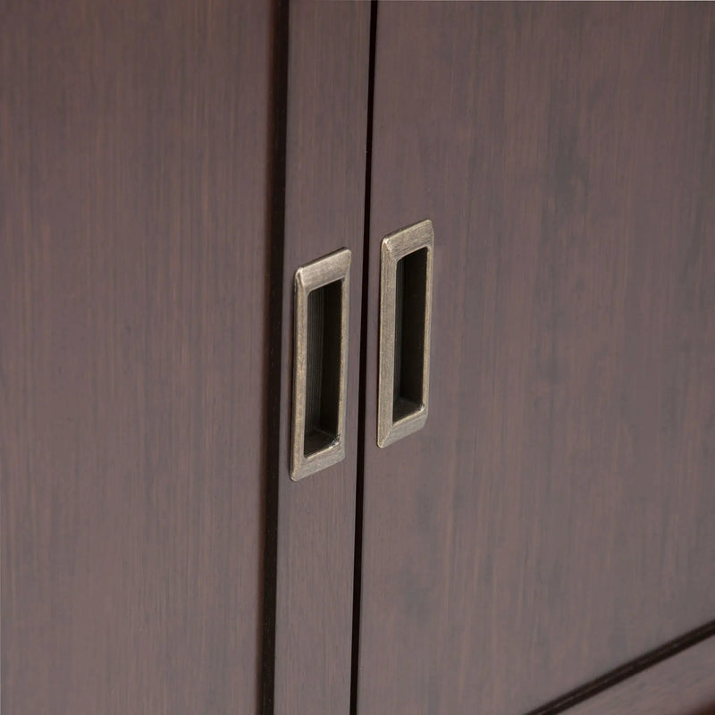 Draper - Low Storage Cabinet - Medium Auburn Brown by Unique Piece Furniture