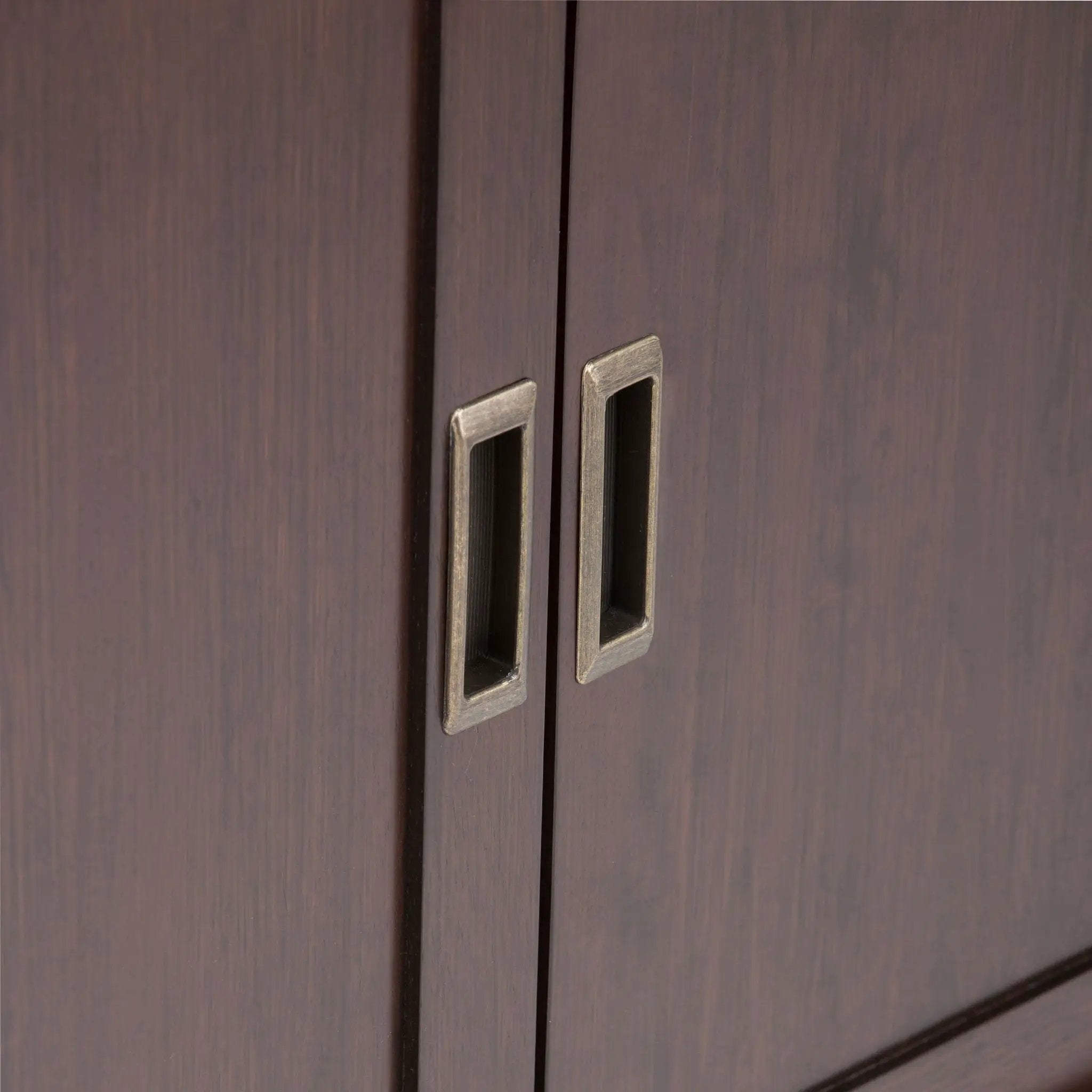 Draper - Low Storage Cabinet - Medium Auburn Brown by HouseOfZazla