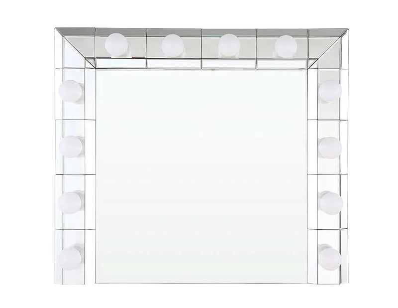 Dominic - 28" Accent Mirror - Mirrored by Unique Piece Furniture
