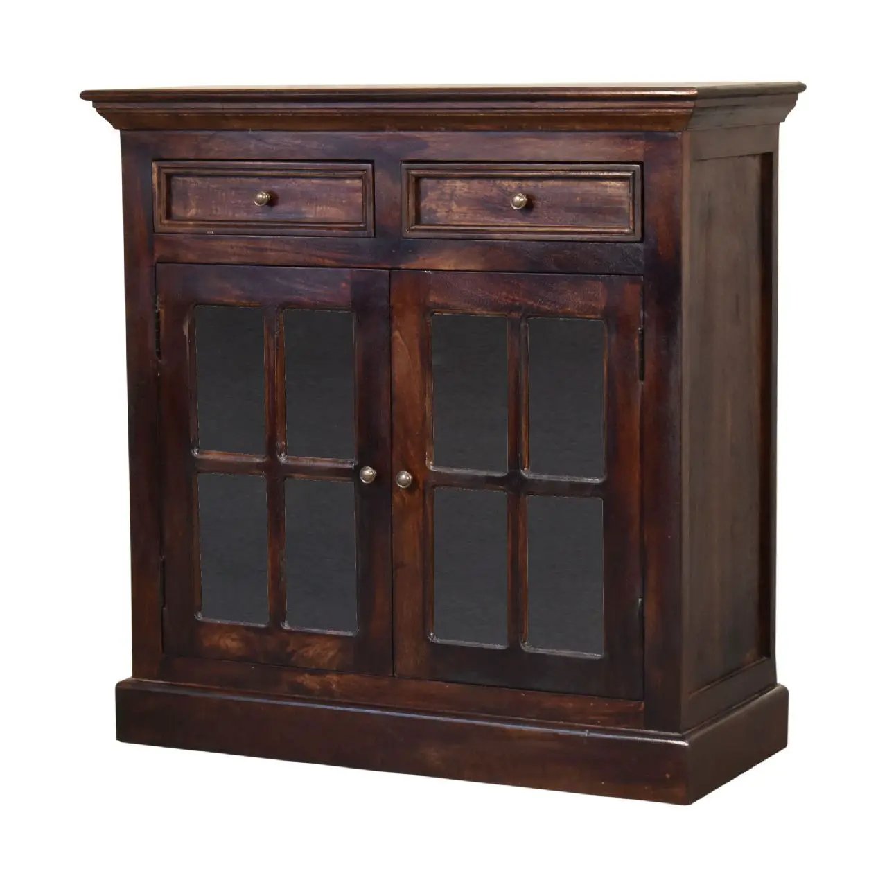 Cabinet With Glazed Doors by Unique Piece Furniture