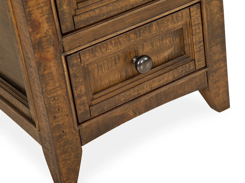 Bay Creek - Chairside End Table - Toasted Nutmeg by Unique Piece Furniture