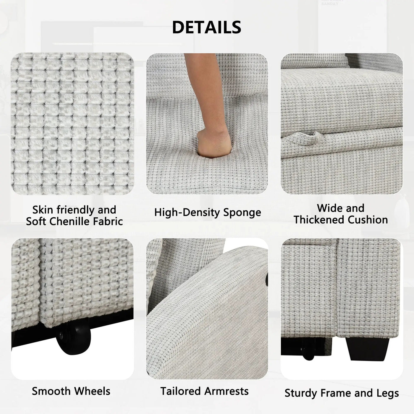 Pull Out Loveseat Sofa With Adjsutable Backrest, 2 Pillows, Cup Holders, USB Ports For Living Room by HouseOfZazla