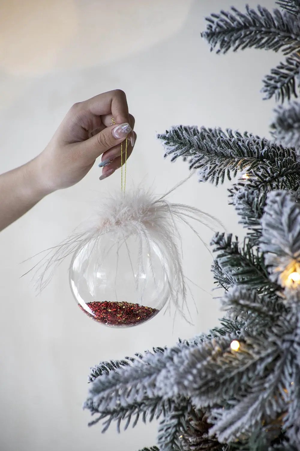 Christmas Ball Ornaments Decorative Hanging Ball Christmas Tree Ornaments For Holiday by HouseOfZazla