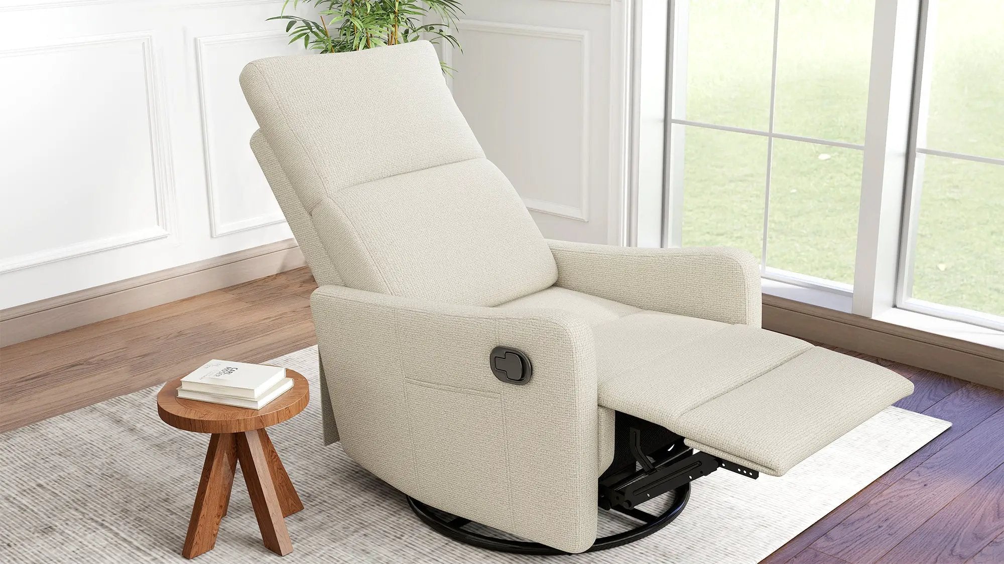 Manual Swivel Rocker Recliner Chair by HouseOfZazla