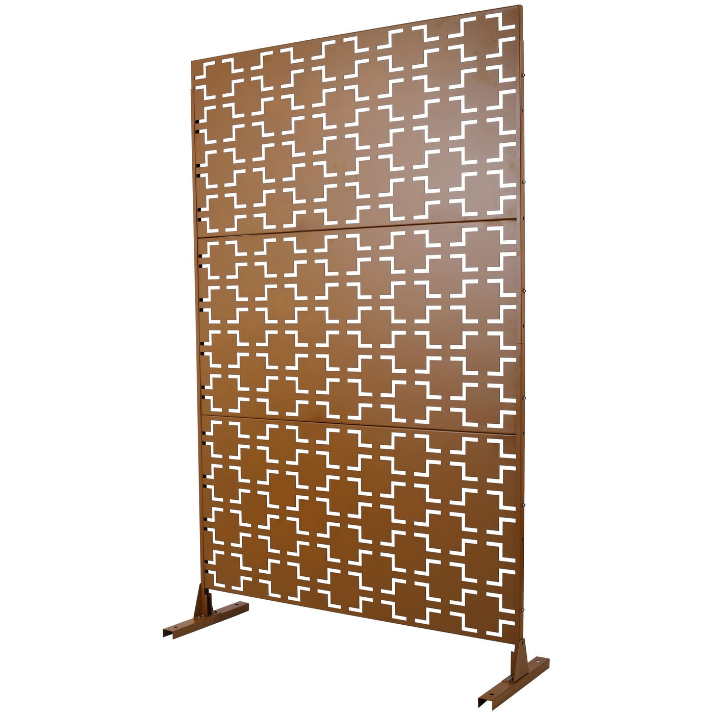 Outdoor & Indoor Metal Privacy Freestanding Decorative Screen by Unique Piece Furniture