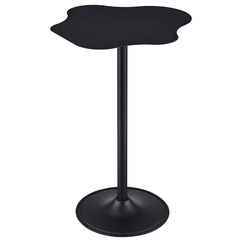 Keanu Curved 29-inch Cloud-Shaped Bistro Bar Table Black by Unique Piece Furniture