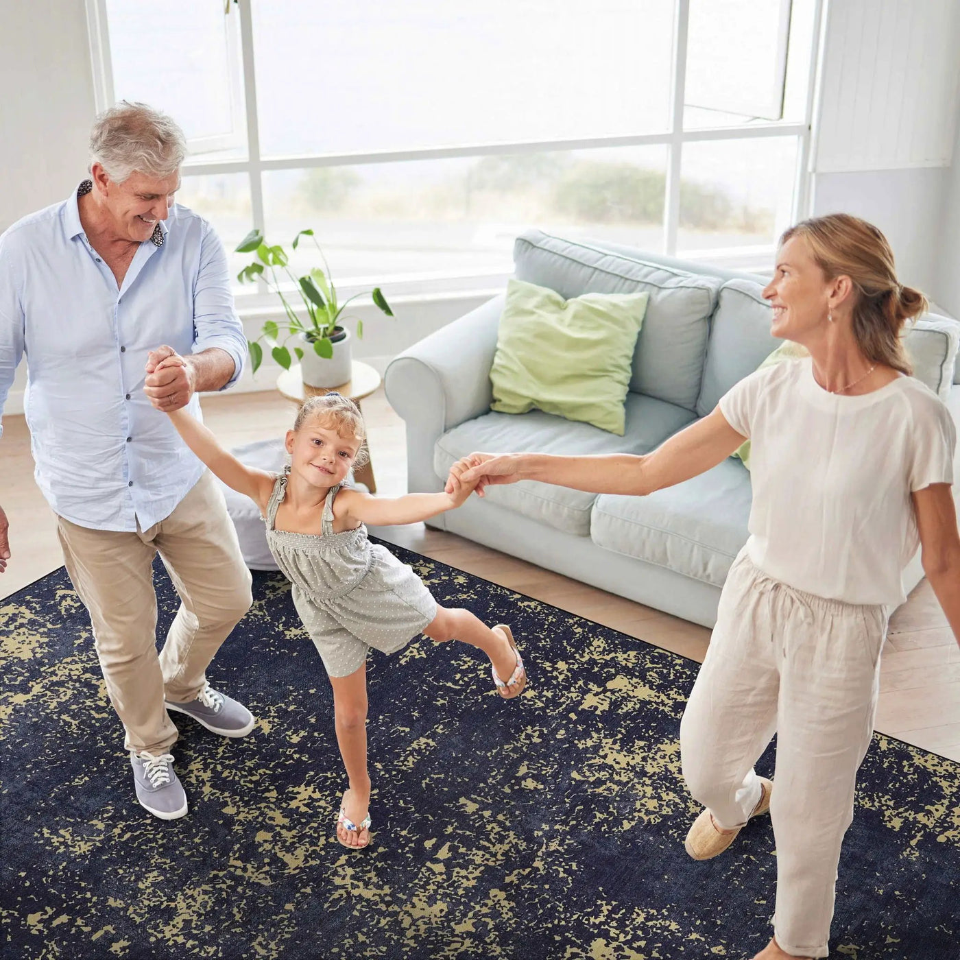 Maval - Abstract Washable Area Rug by HouseOfZazla