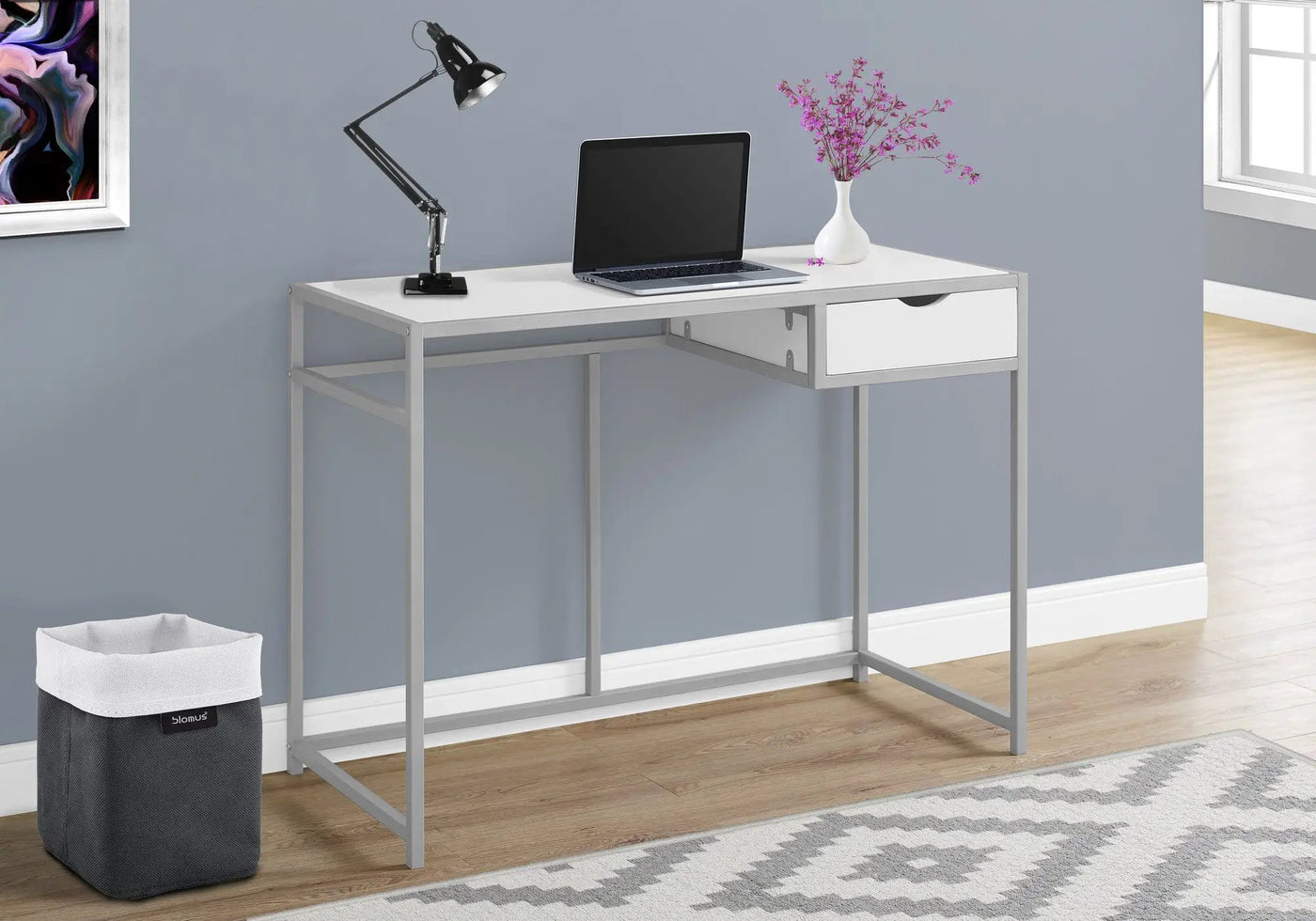 Computer Desk For Home Office, Laptop, 1 Storage Drawer, Contemporary & Modern by Unique Piece Furniture