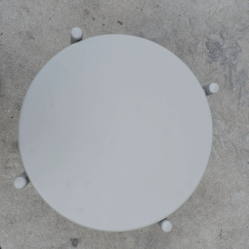 Metal Round Side Table - 2-Tier Outdoor End Table by HouseOfZazla