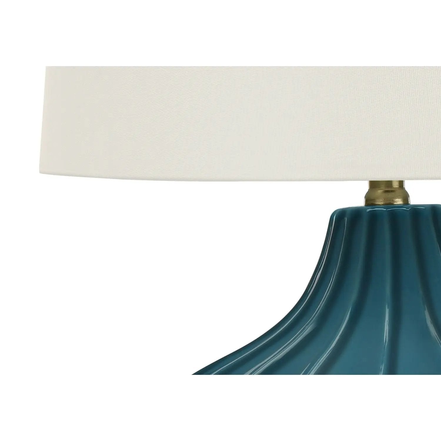 Lighting, Table Lamp, Ceramic, Transitional - Blue by Unique Piece Furniture