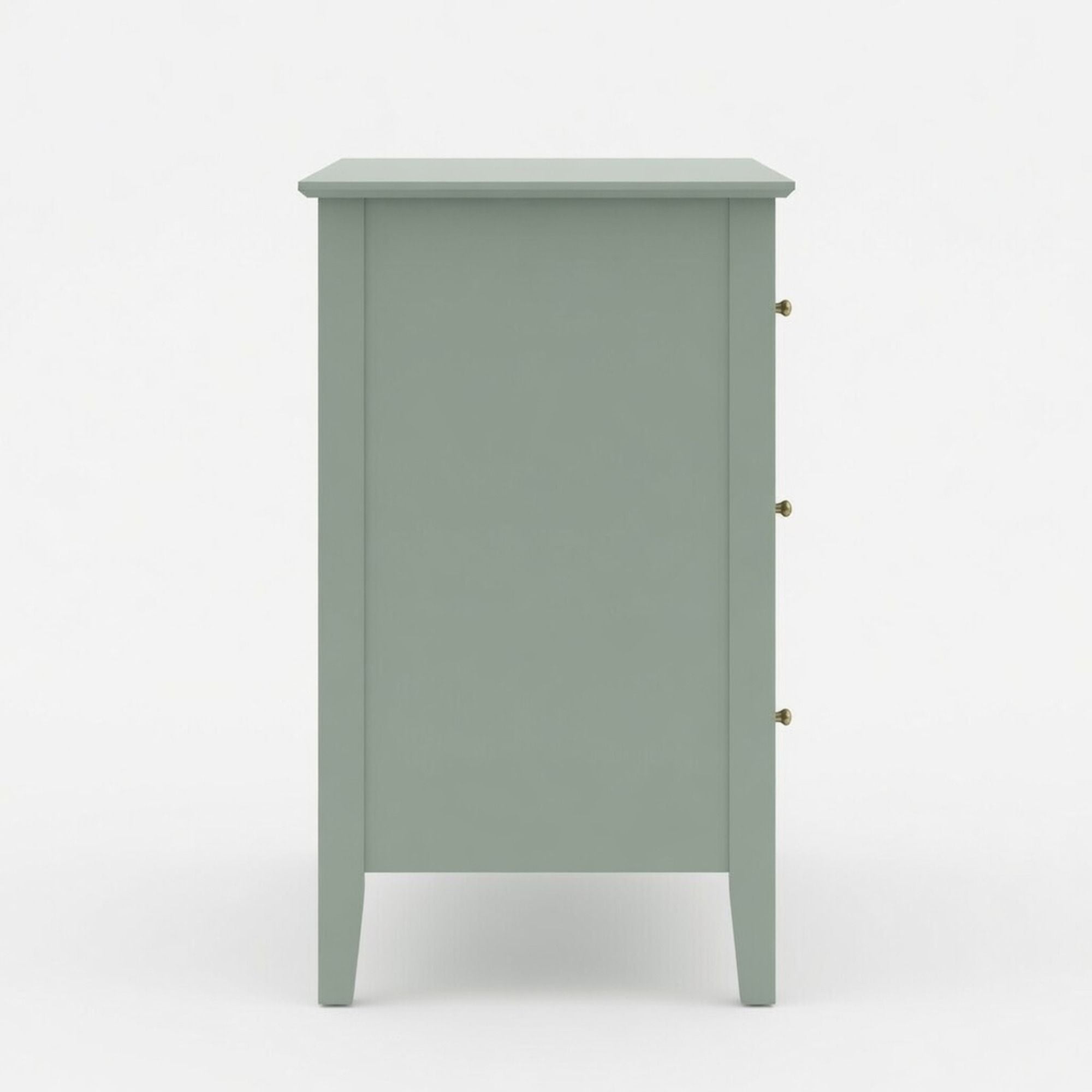 Fluted 3 Drawer Nightstand With Soft Close Slides by HouseOfZazla