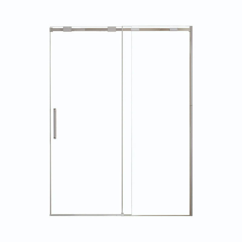 Semi-Frame Single Sliding Shower Door With Clear Tempered Glass by HouseOfZazla