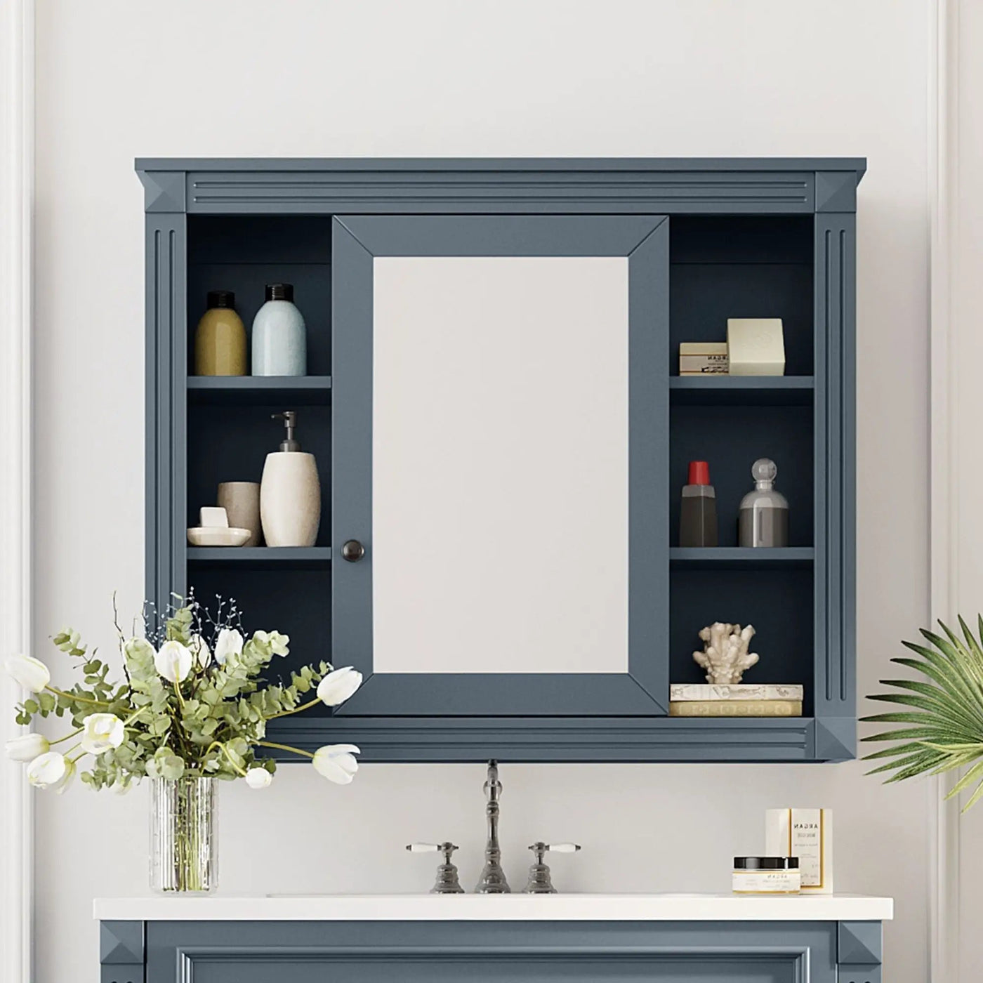 Wall Mounted Bathroom Storage Cabinet With Mirror by HouseOfZazla