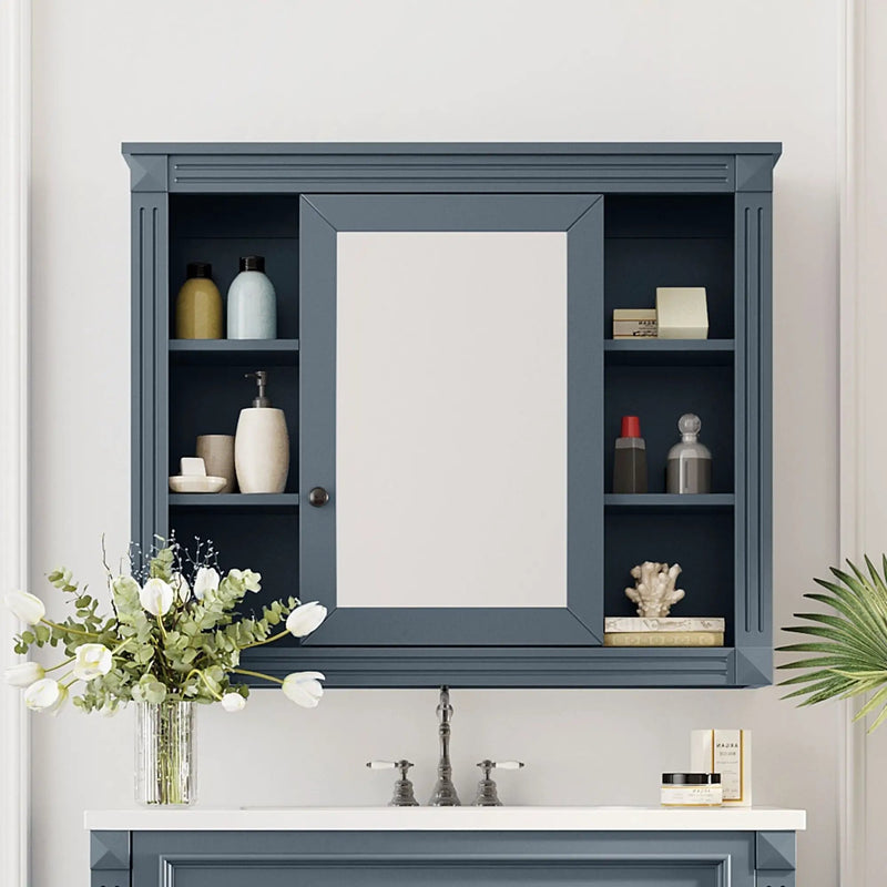 Wall Mounted Bathroom Storage Cabinet With Mirror by HouseOfZazla