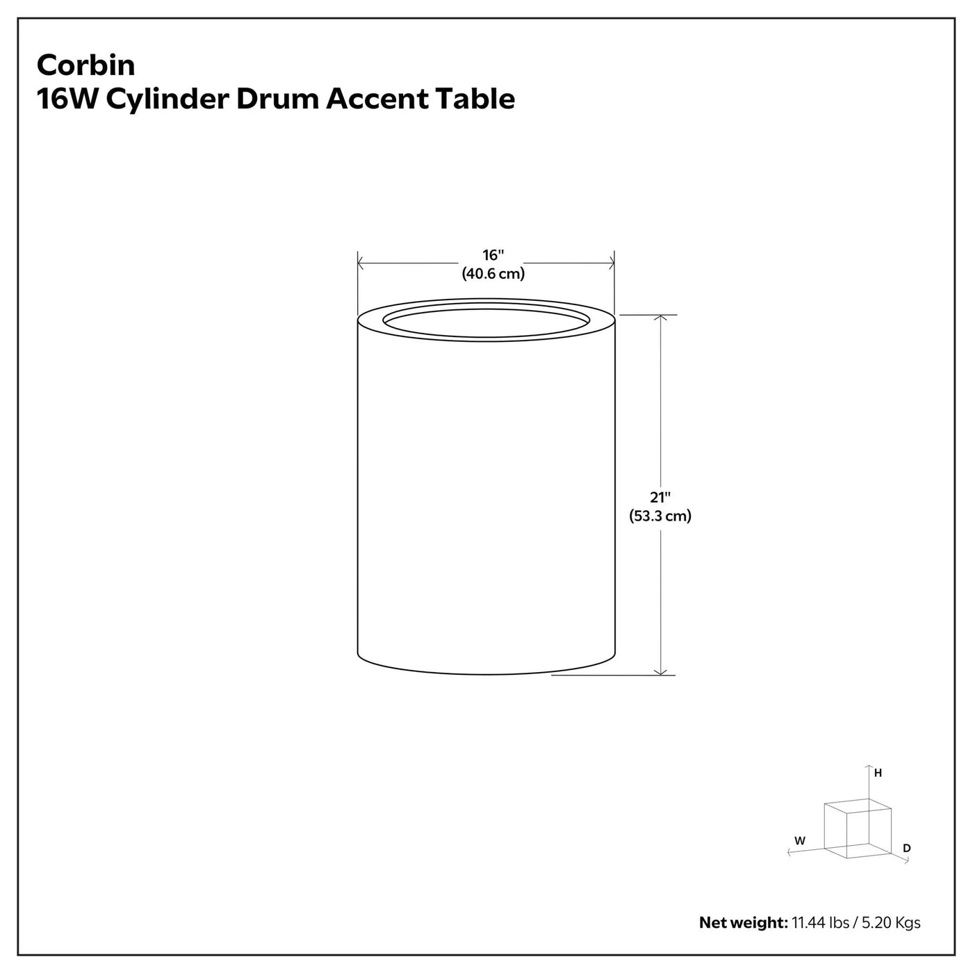 Corbin - Hammered Metal Side Table by Unique Piece Furniture