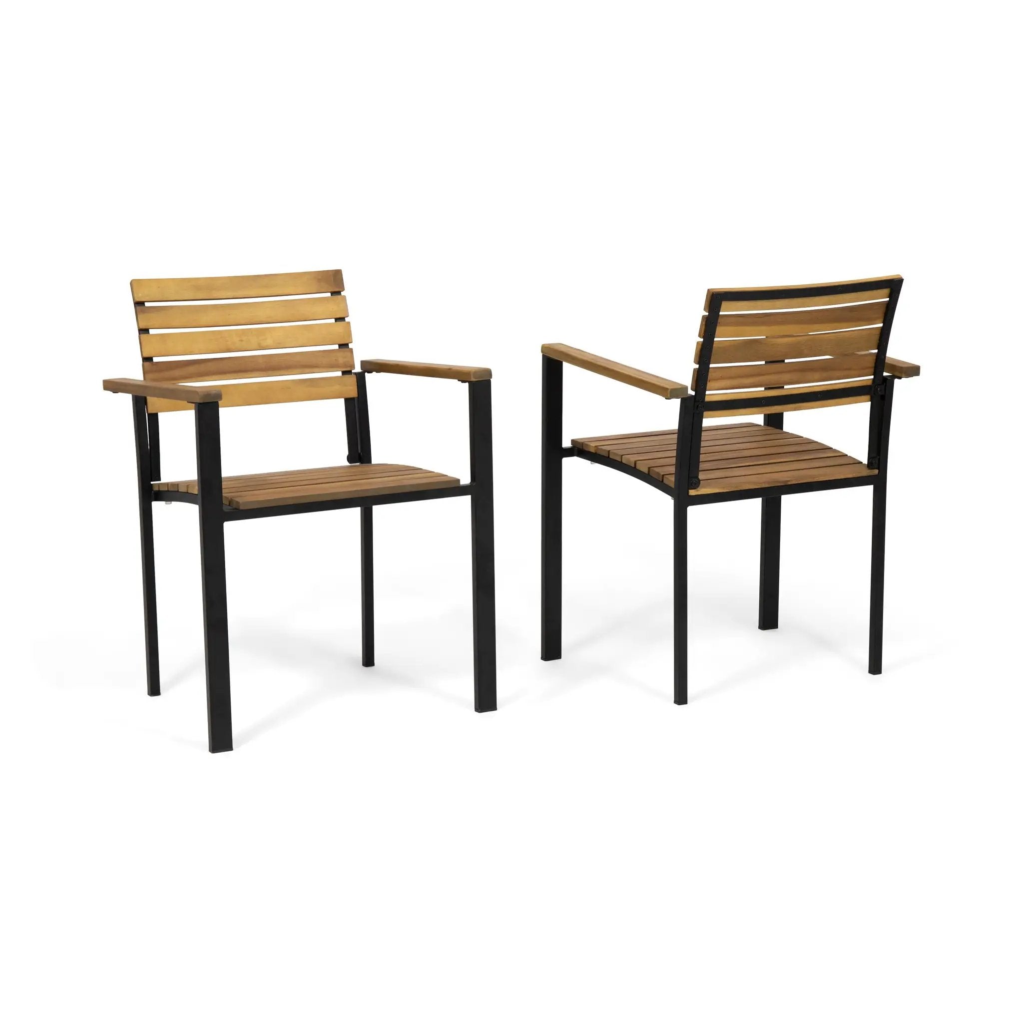 Laris Wood And Metal Chair by HouseOfZazla
