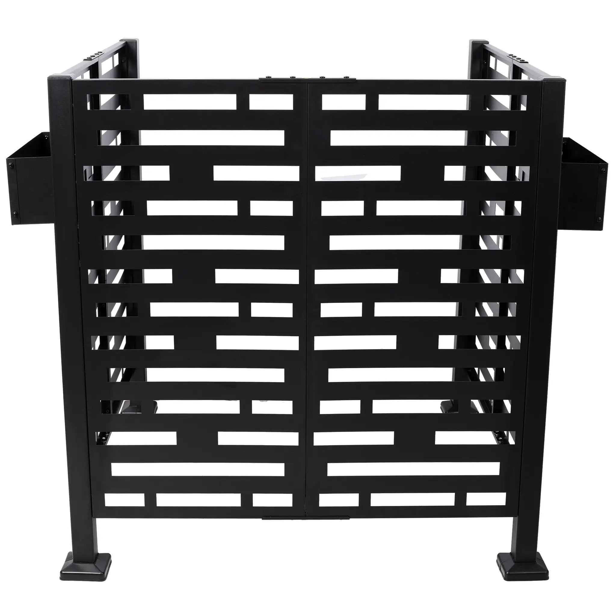 3.5x3.5FT Metal Air Conditioner Privacy Fence with Planter Boxes by HouseOfZazla